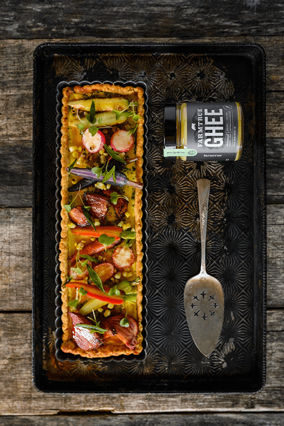 Fall Tarts | Vegetable Tart with Ghee Crust