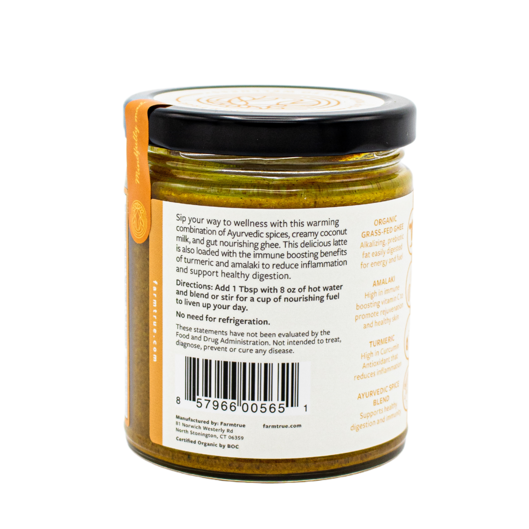 “Golden Milk” Turmeric Superfuel Latte Farmtrue