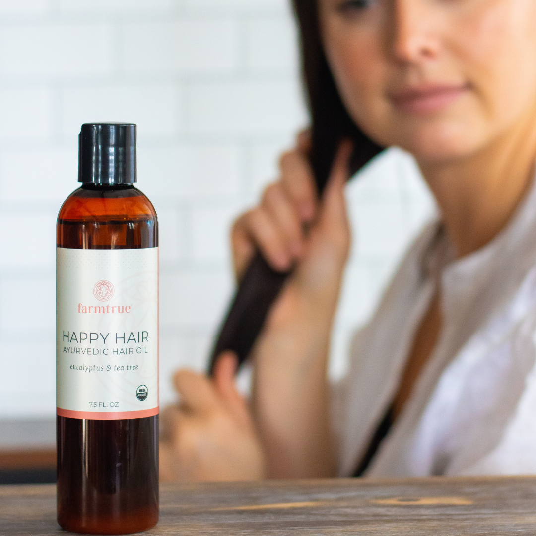 Ayurvedic Hair Oil - Happy Hair Farmtrue