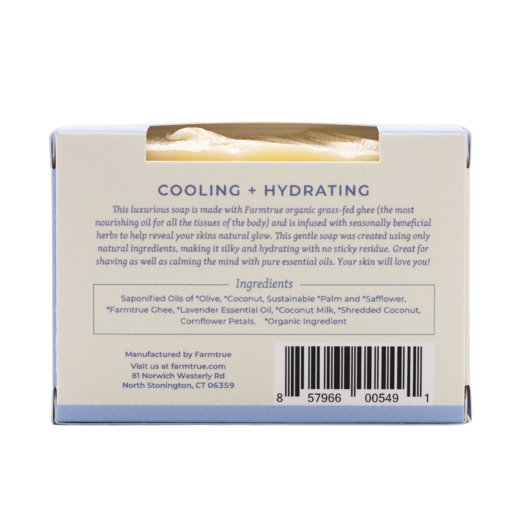 Refresh Ghee Soap – Lavender & Coconut Farmtrue