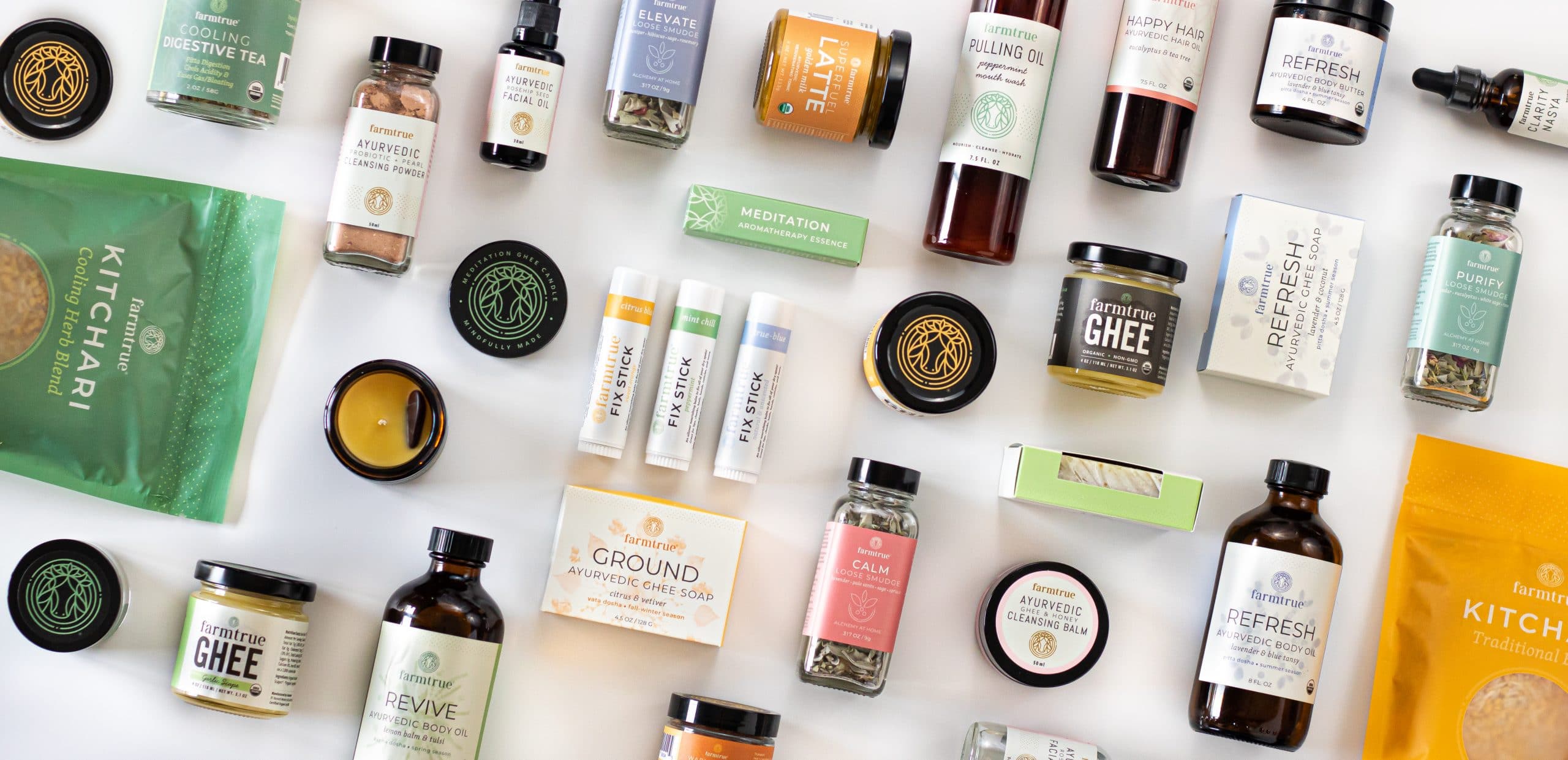 all-old-products-laid-out