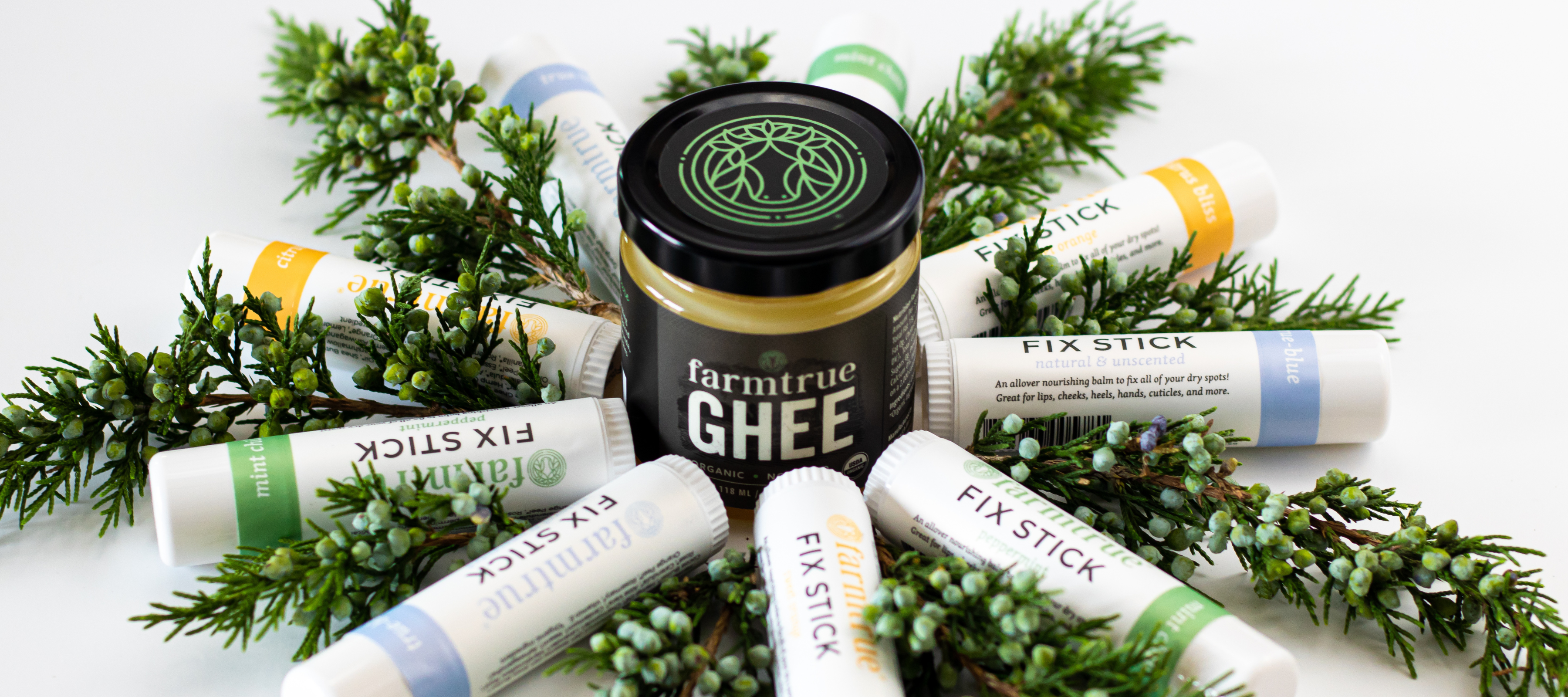 Seasonal Nourish Bundle - Revive | Body Oil, Soap, Fix Stick & Ghee Farmtrue | Berkshires