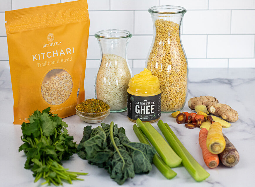 Ayurvedic Kitchari Ghee Duo - Traditional: Traditional Kitchari & Traditional Ghee Farmtrue | Berkshires