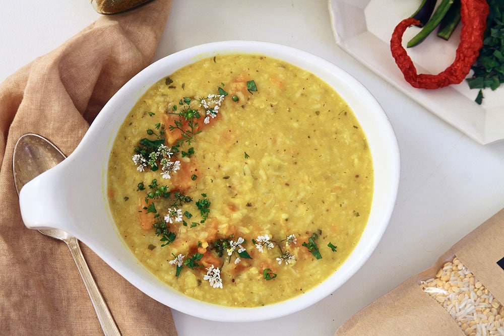 Ayurvedic Kitchari Ghee Duo - Summer: Cooling Summer Herb Kitchari & Traditional Ghee Farmtrue | Berkshires