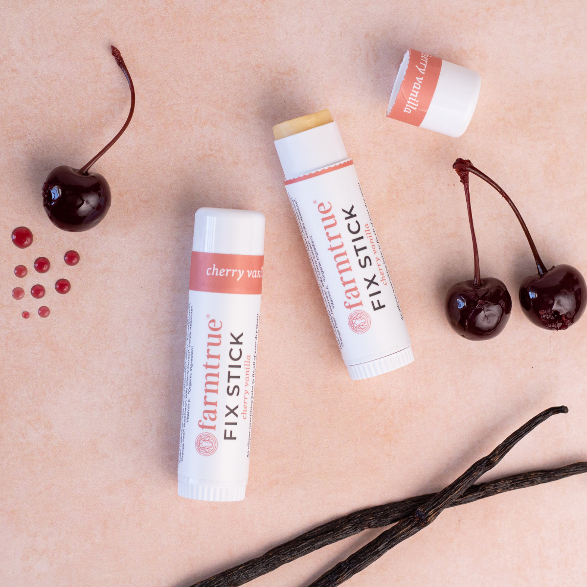 Fix Stick – Cherry Vanilla Ghee Lip Balm Farmtrue