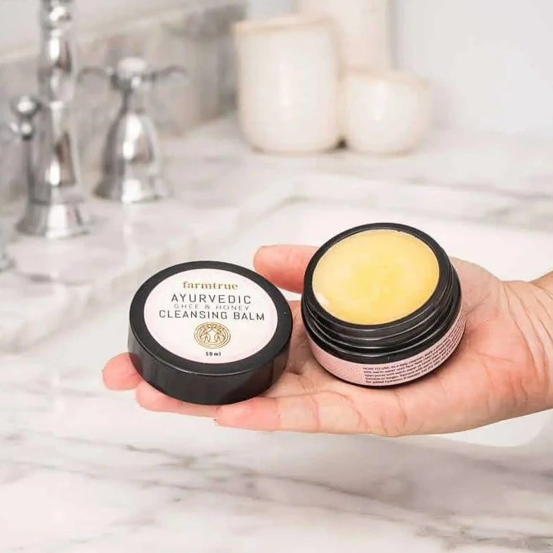 Ayurvedic Cleansing Balm: Ghee & Manuka Honey Farmtrue