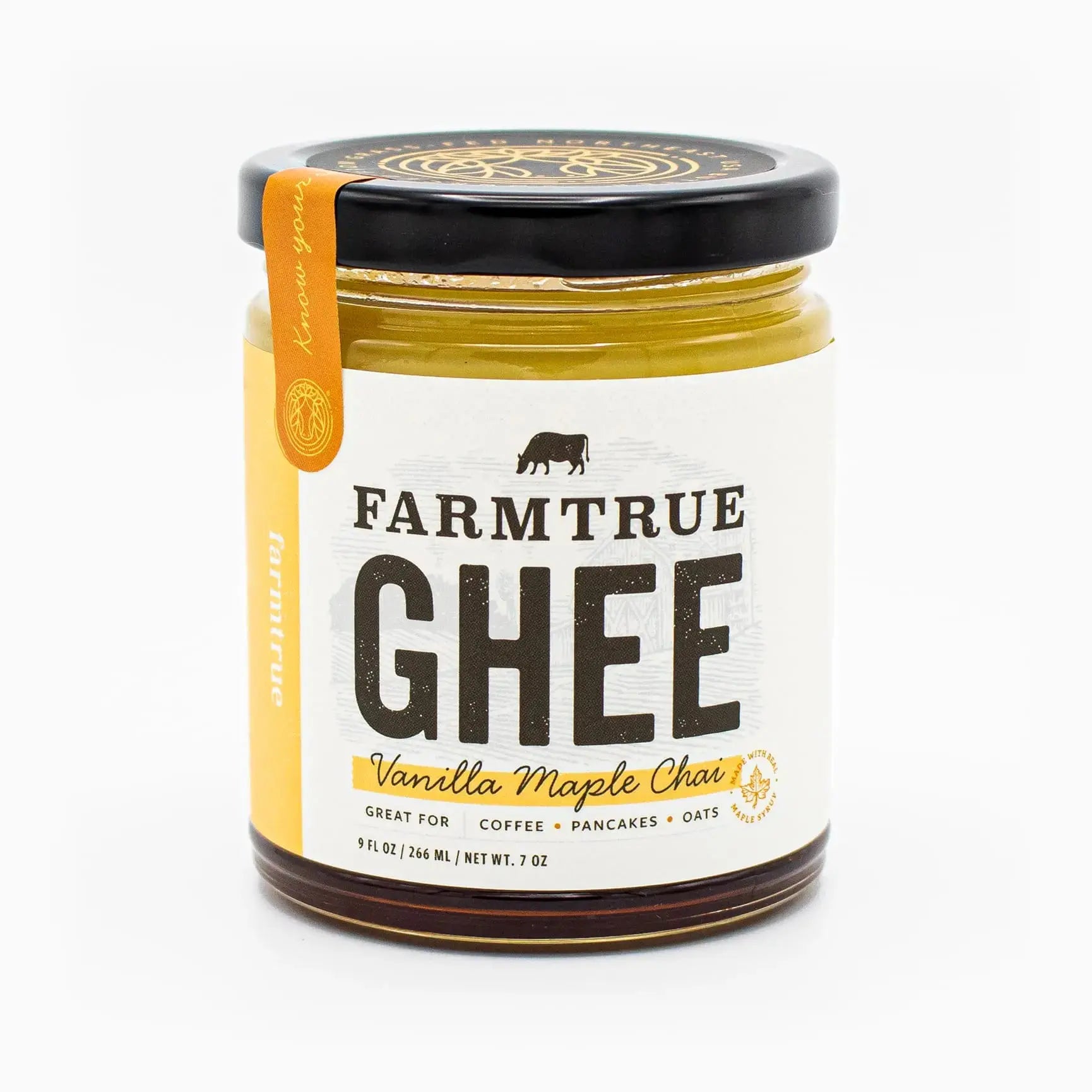 Organic Grass-Fed Ghee – Vanilla Maple Chai - Farmtrue