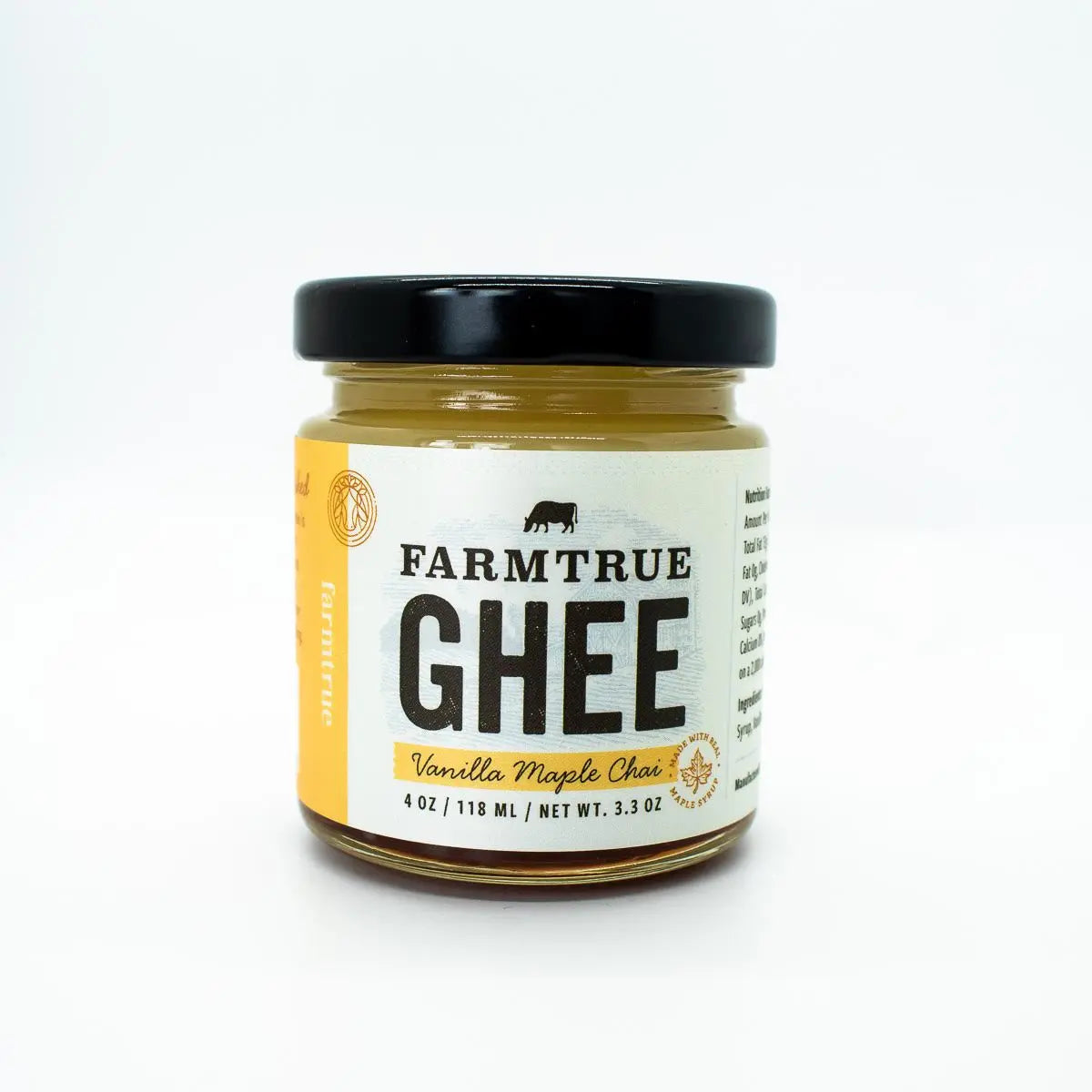 Organic Grass-Fed Ghee – Vanilla Maple Chai - Farmtrue