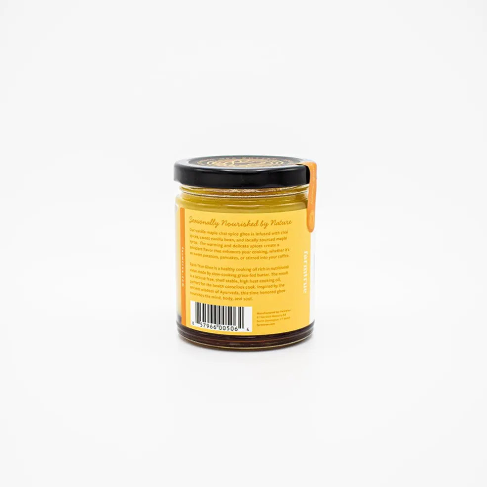 Organic Grass-Fed Ghee – Vanilla Maple Chai - Farmtrue