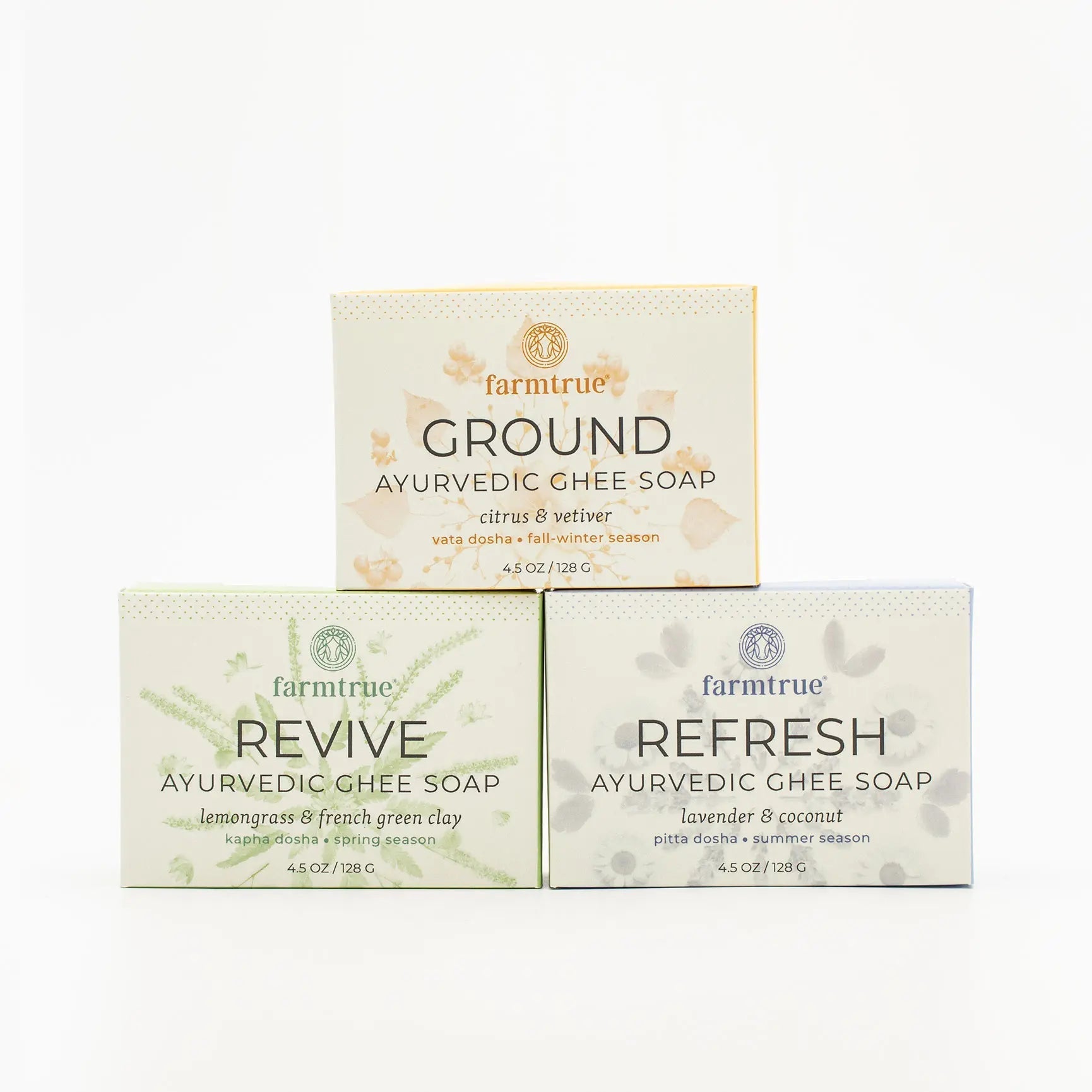 Ghee Body Soap – Refresh – Lavender & Coconut Farmtrue