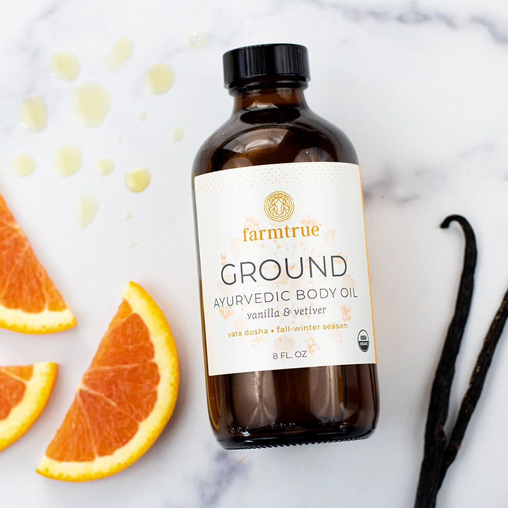 Ayurvedic Body Oil - Ground: Vanilla & Vetiver