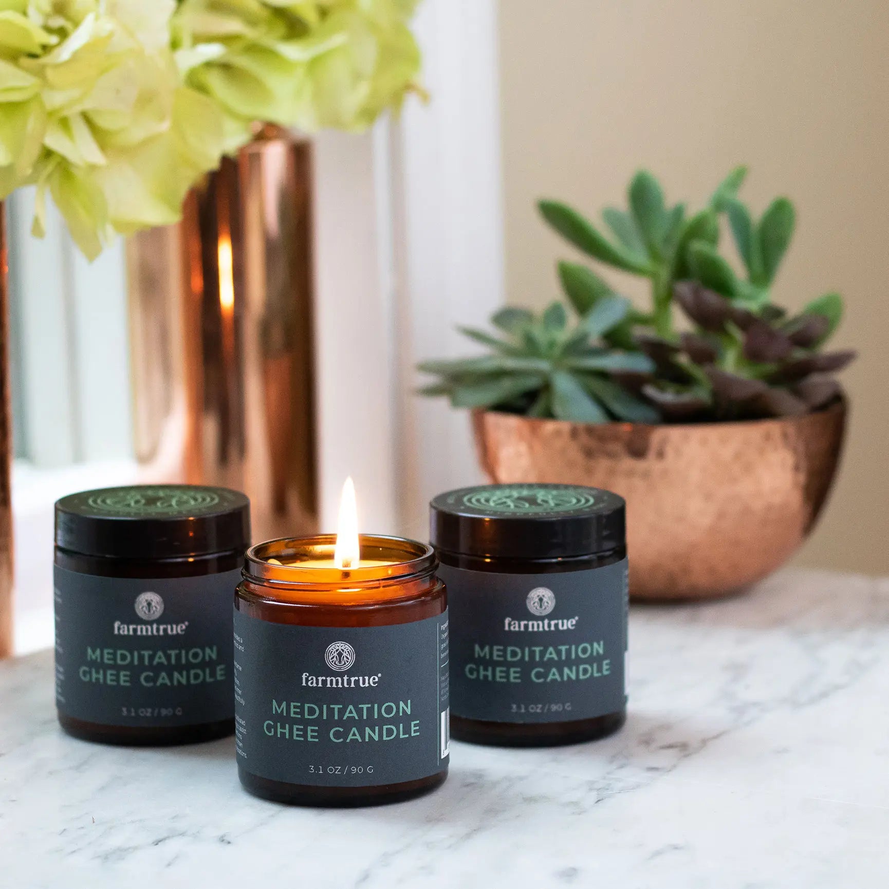 Meditation Ghee Candle Farmtrue