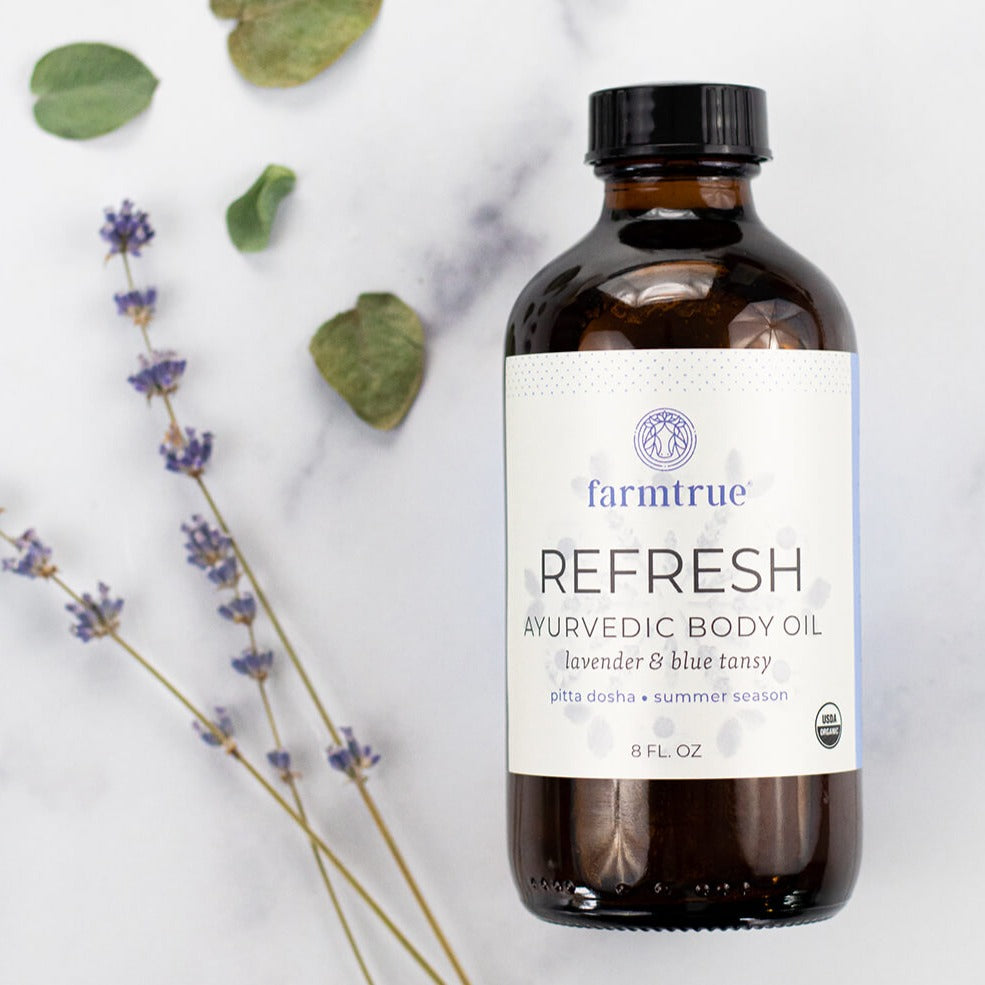 Ayurvedic Body Oil - Refresh: Lavender & Blue Tansy