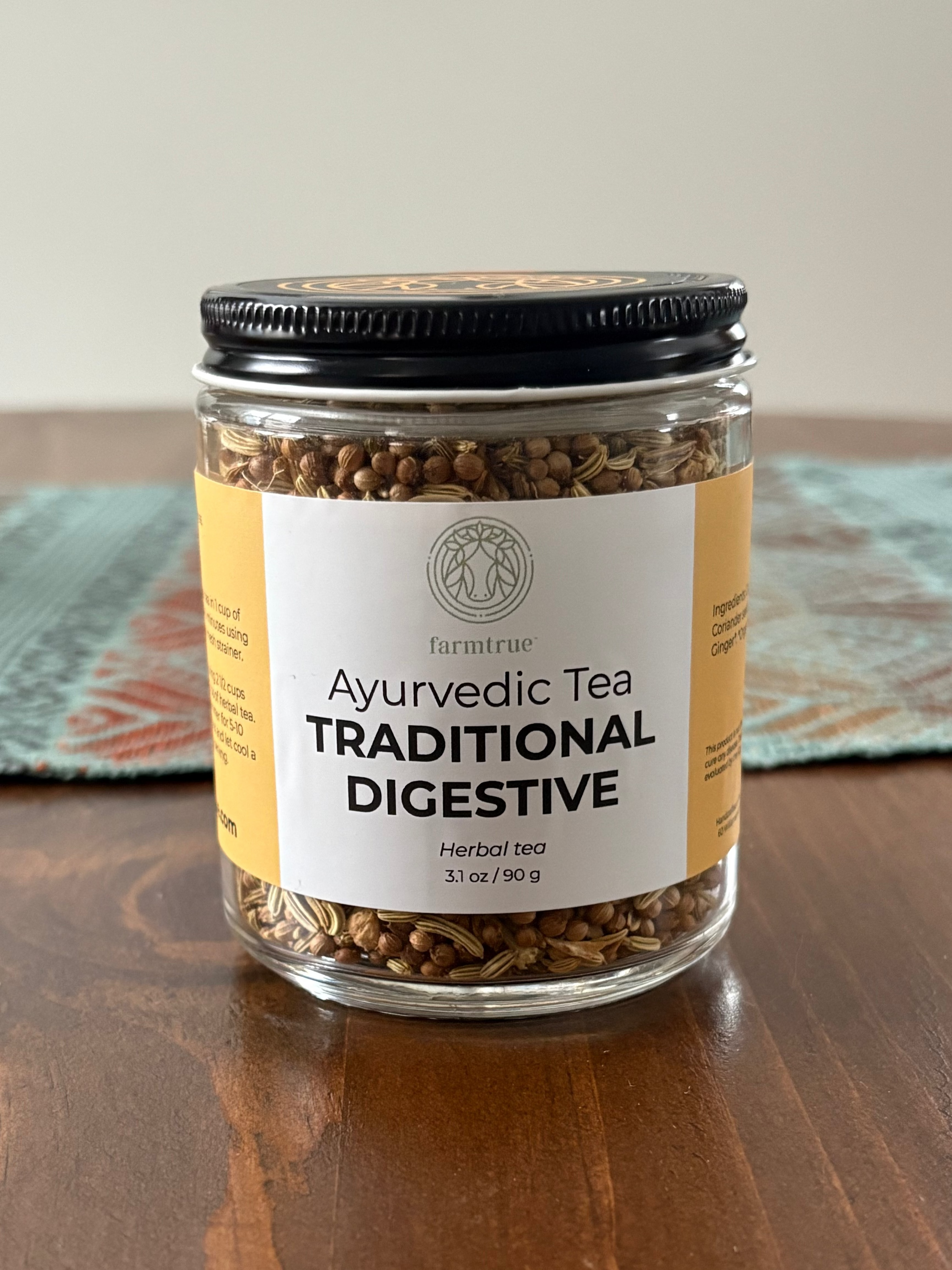 Ayurvedic Tea - Traditional Digestive: Cumin, Coriander, Fennel & Ginger