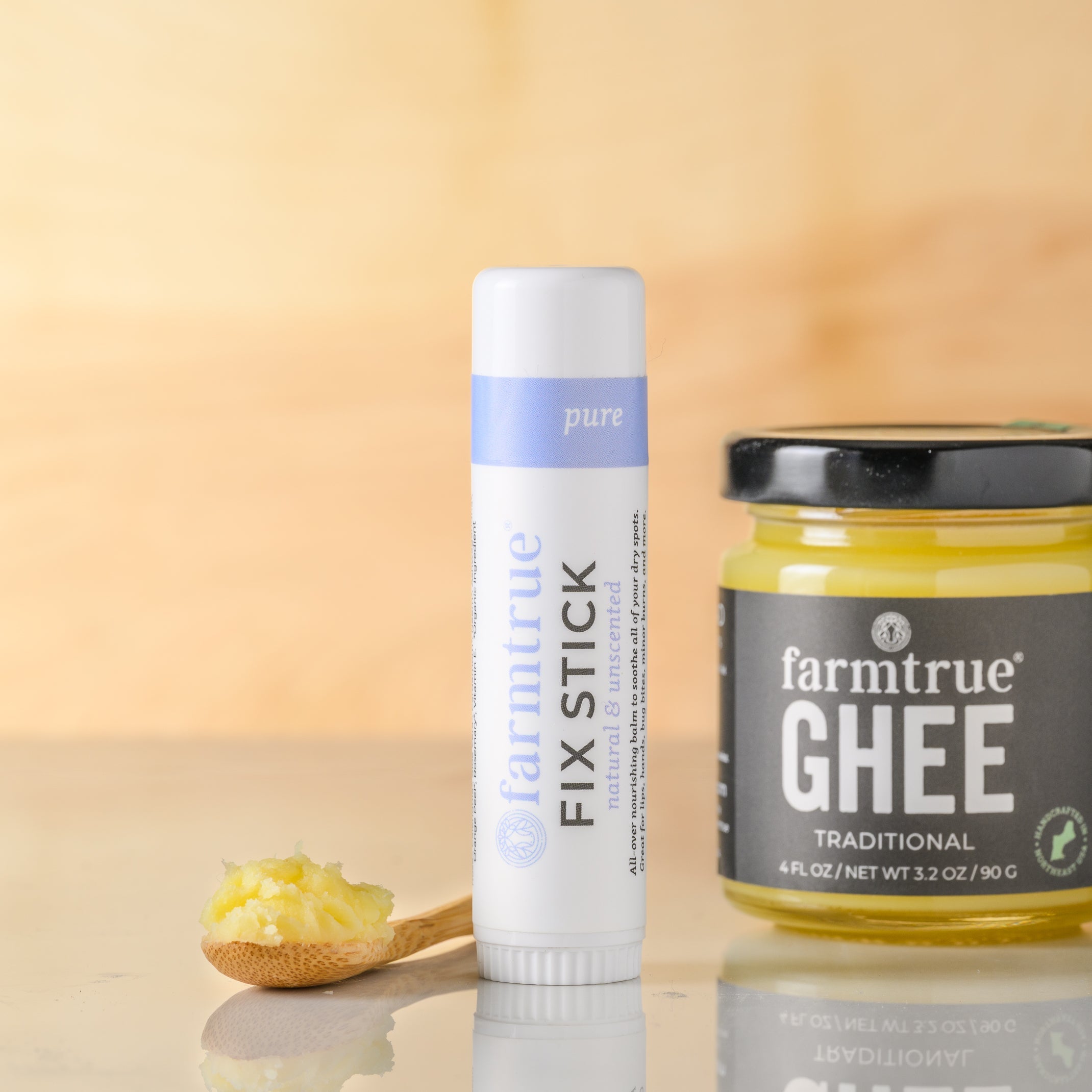 Fix Stick Ghee-Based Balm - Pure (Unscented) Farmtrue