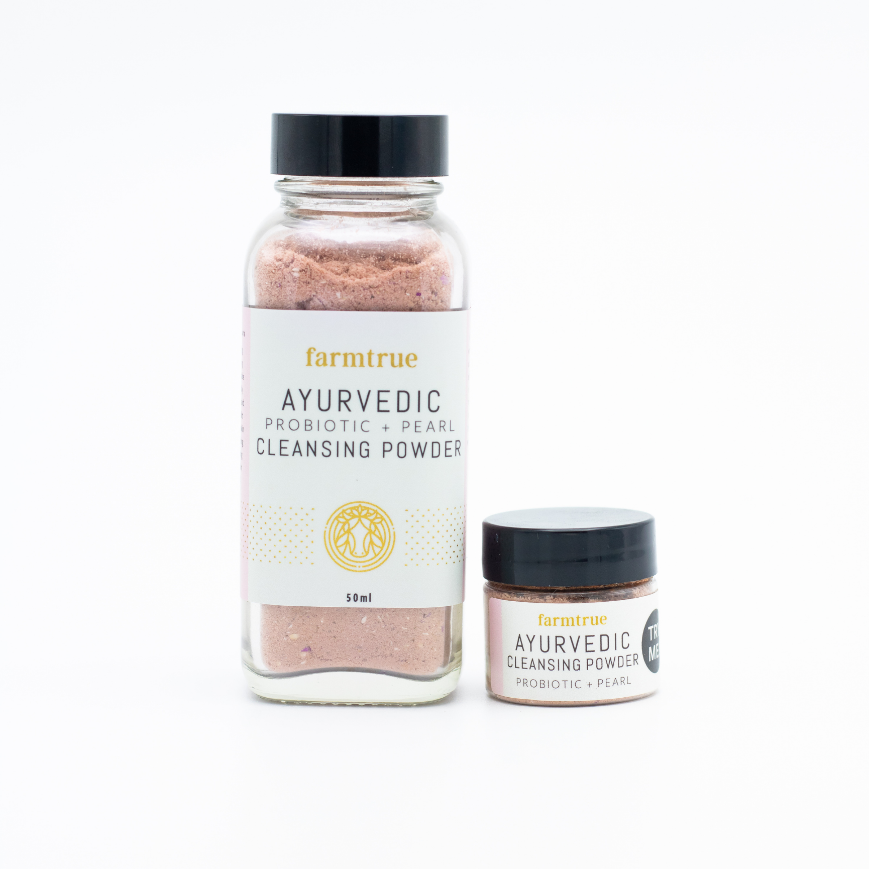 Ayurvedic Face Cleansing Powder: Probiotic + Pearl Farmtrue