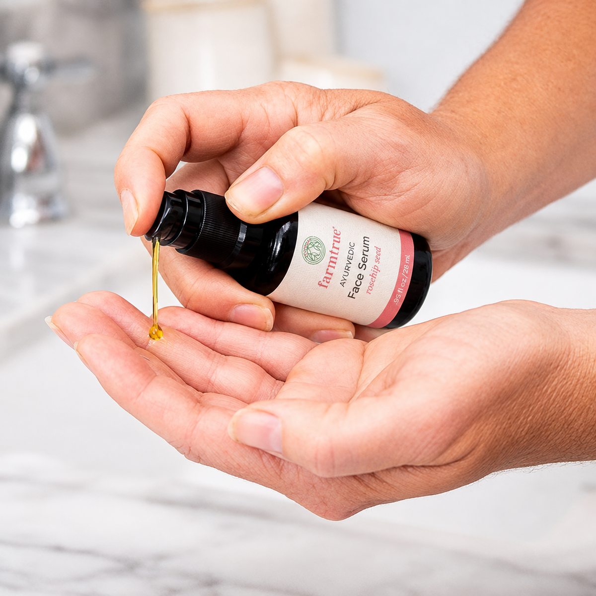 Ayurvedic Face Serum: Rosehip Seed Farmtrue | Berkshires