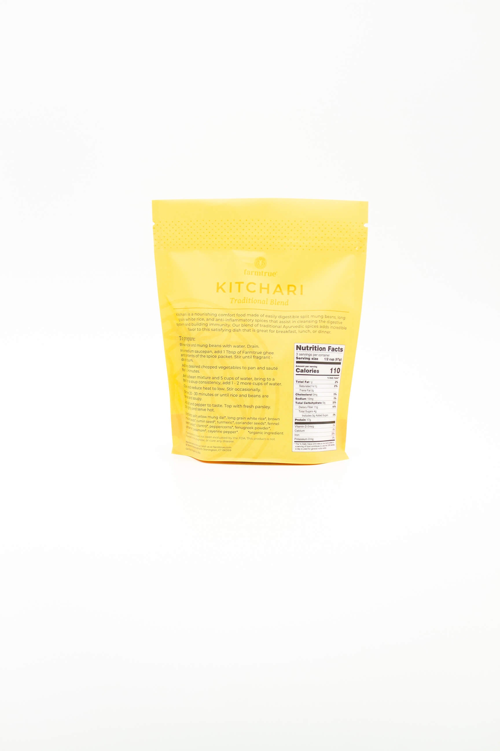 Kitchari Ghee Duo – Traditional - Farmtrue